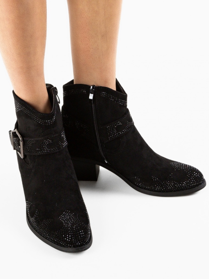 Botine dama Adams Negre