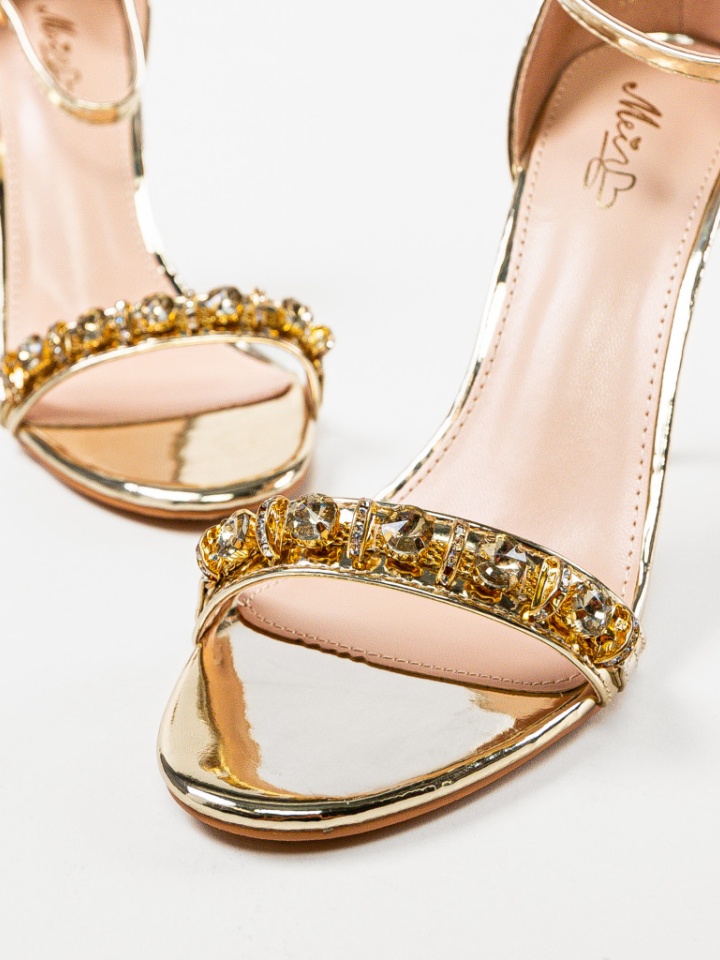 Sandale cu toc Pekin Negre