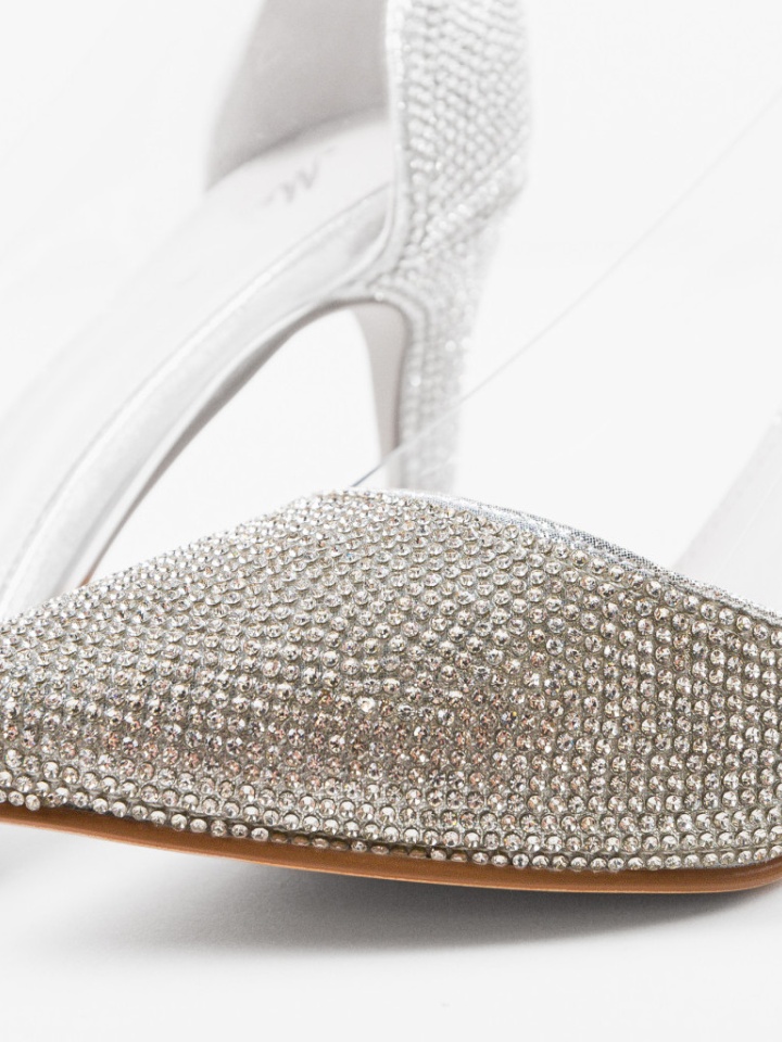 Pantofi dama Kara Argintii