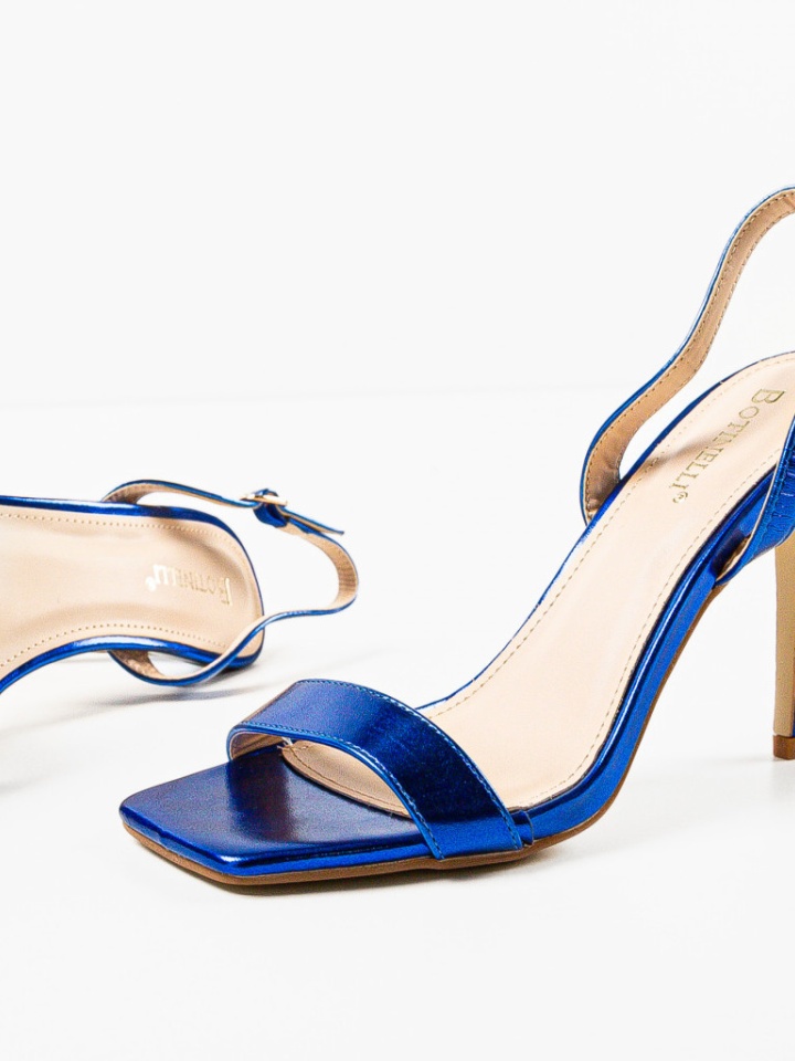 Sandale cu toc Ynyman Albe