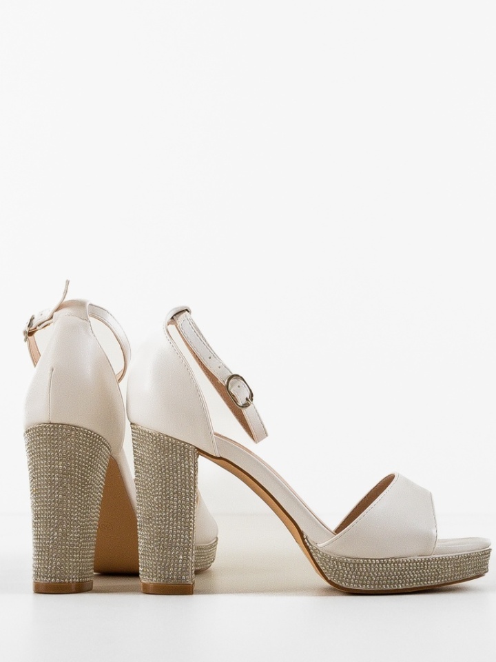 Sandale cu toc Omegon Negre 2