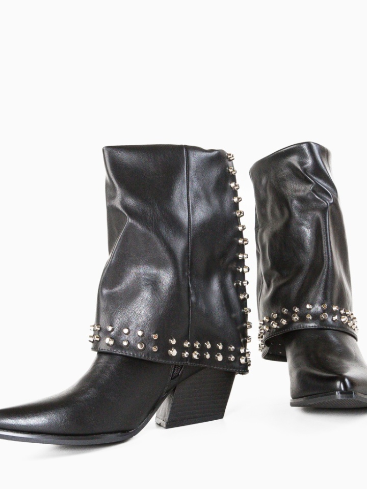 Botine dama Floor Negre