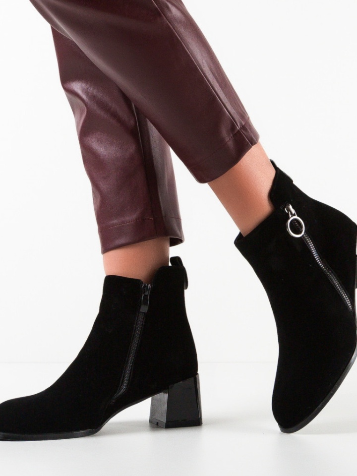 Botine dama Henrietta Negre