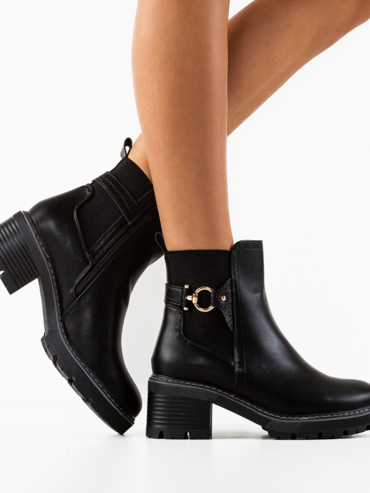Botine dama Ross Negre
