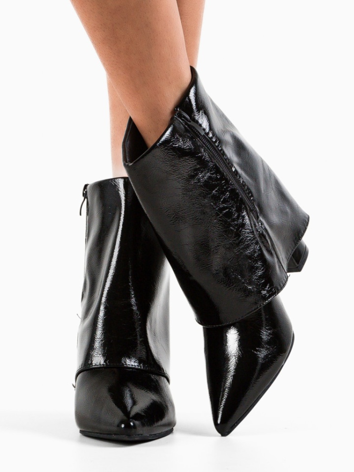 Botine dama Keele Negre