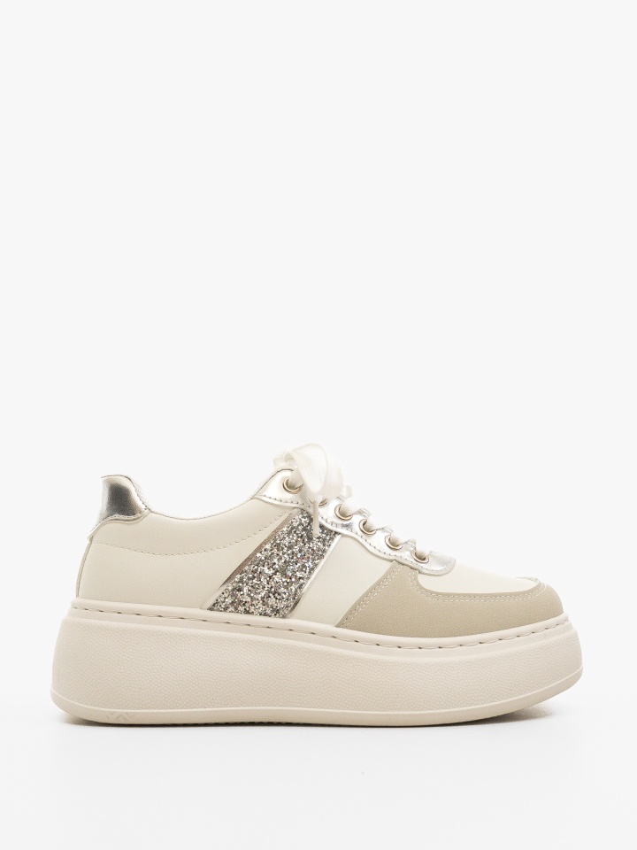 Sneakers dama Jose Argintii