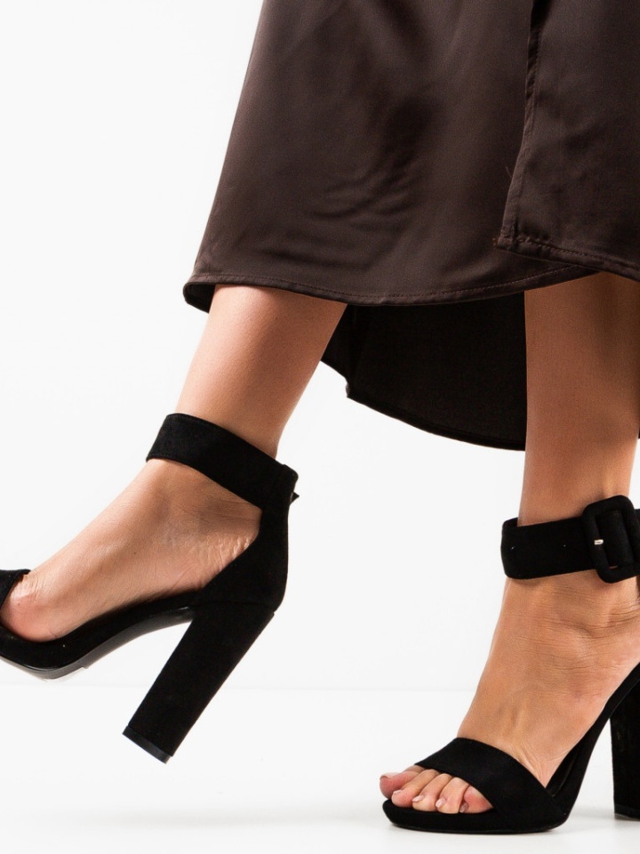 Sandale cu toc Melendez Bej