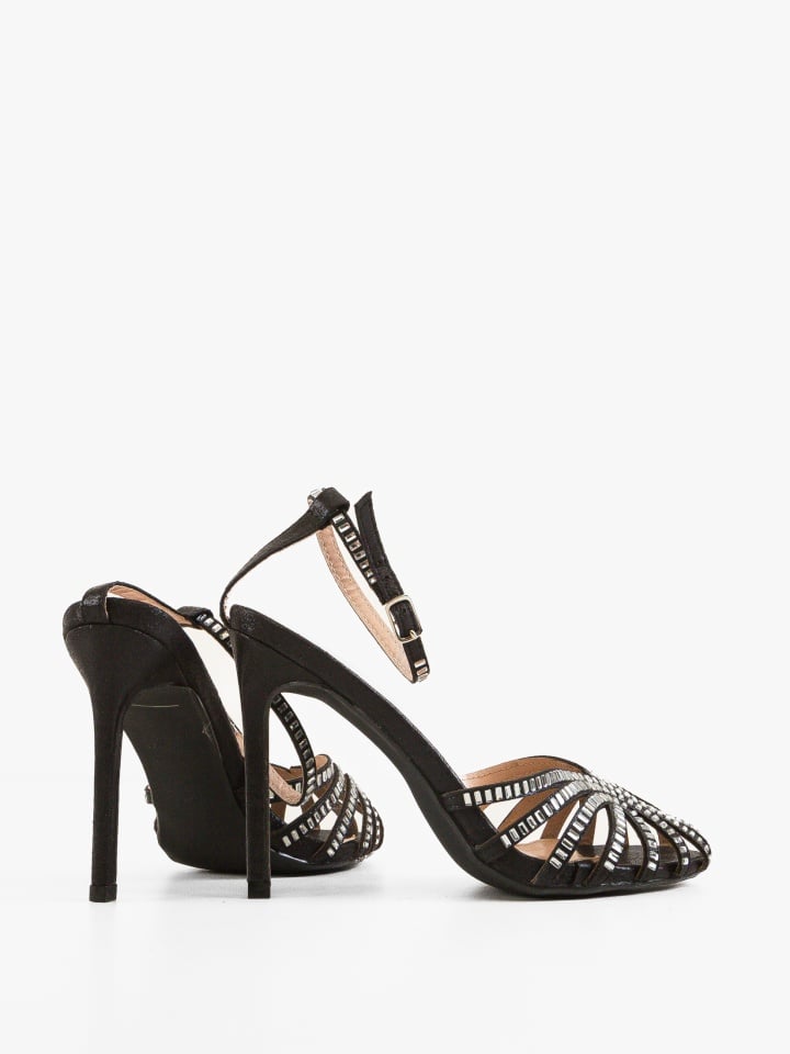 Sandale cu toc Bridg Albastre