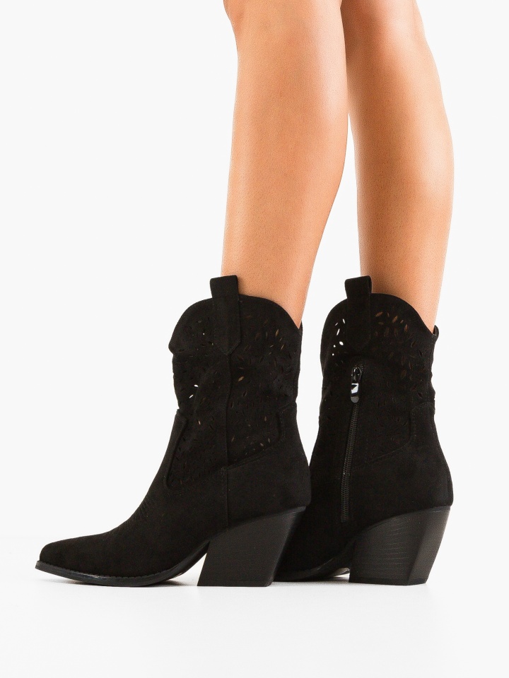 Botine dama Kimberle Negre