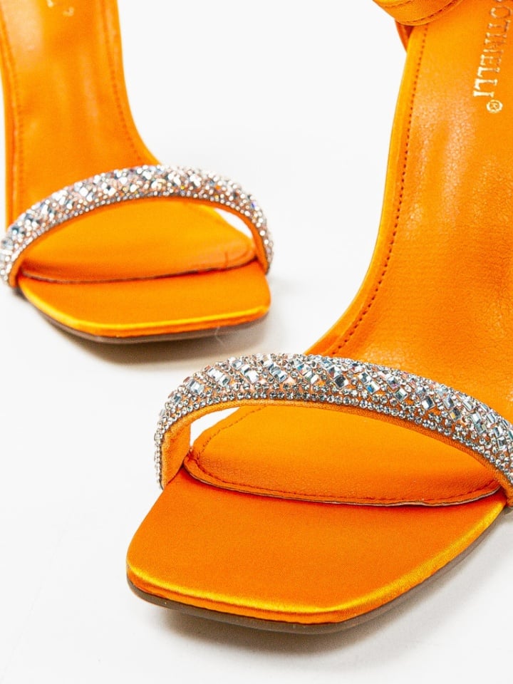 Sandale cu toc Eteset Roz