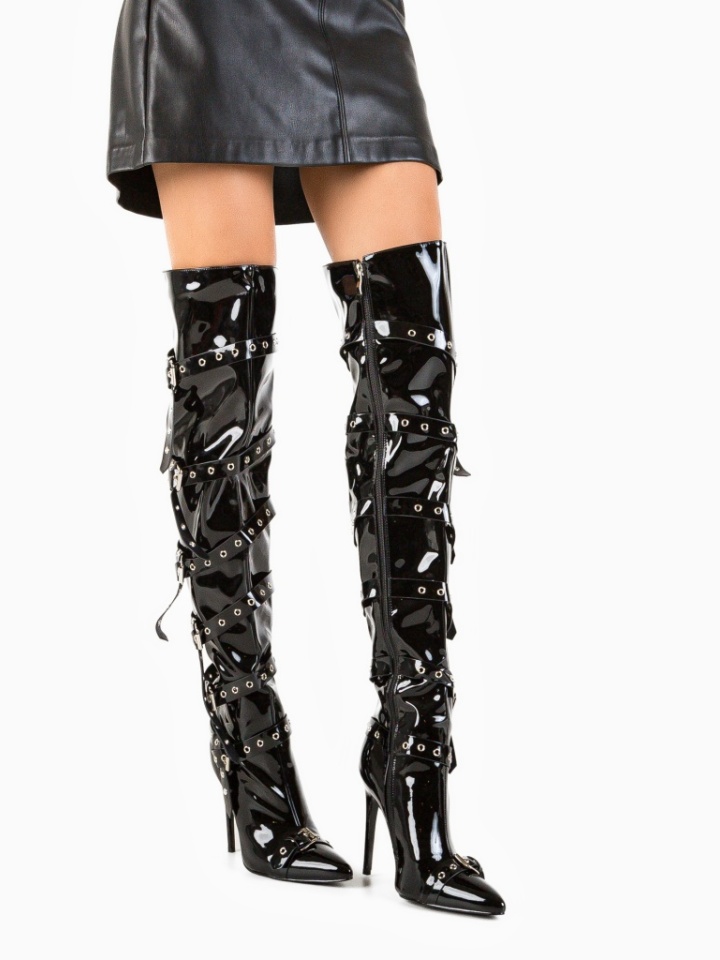 Cizme dama Giusi Negre