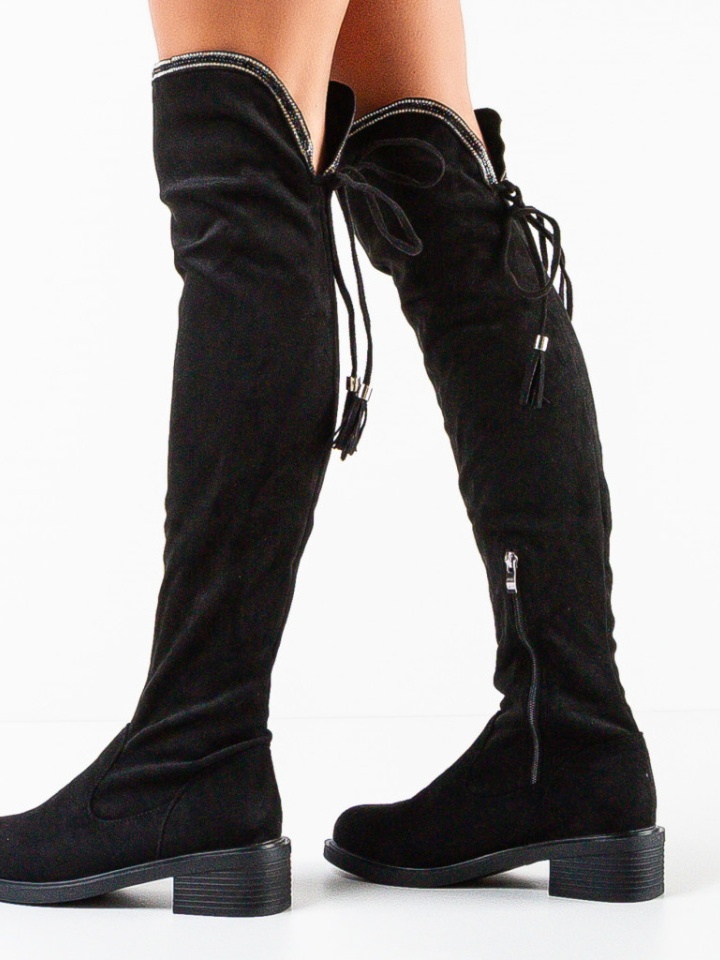 Cizme dama Asher Negre