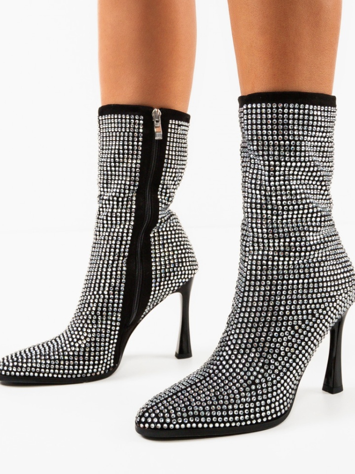 Botine dama Wobiza Negre