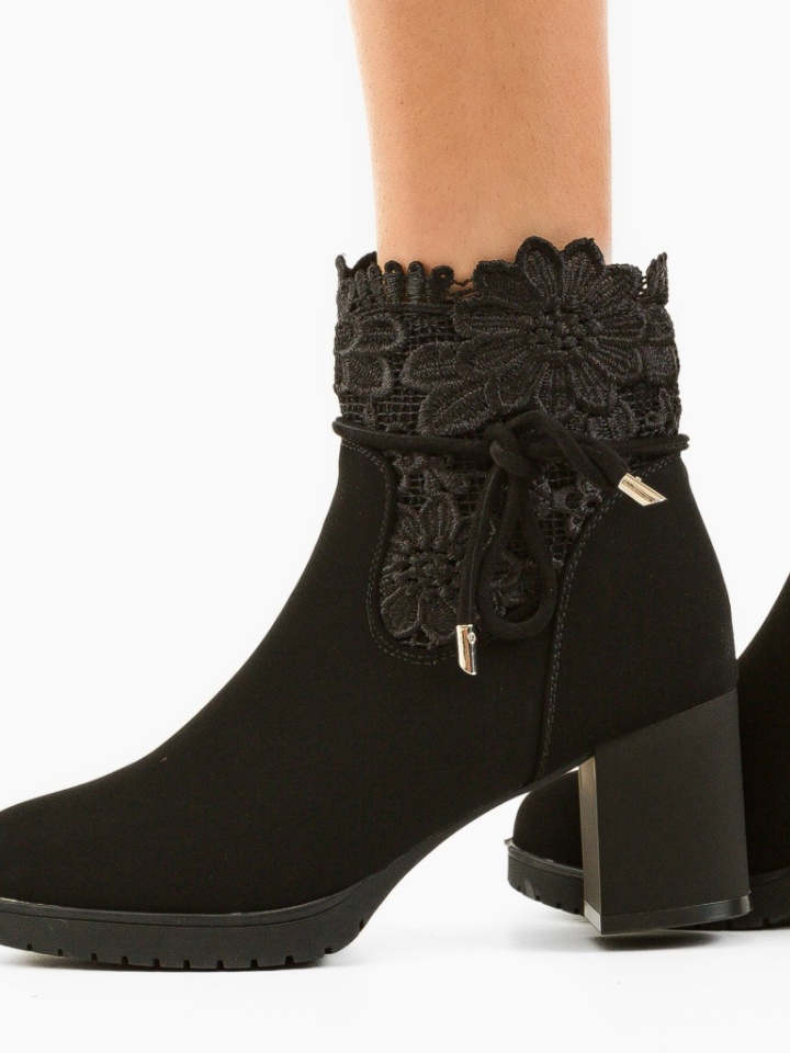 Botine dama Nelnel Negre 2