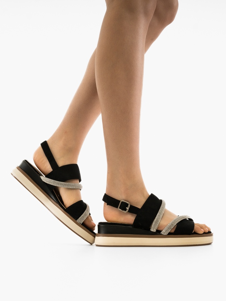 Sandale dama Cecilia Negre