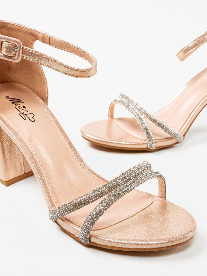 Sandale cu toc Josie Negre