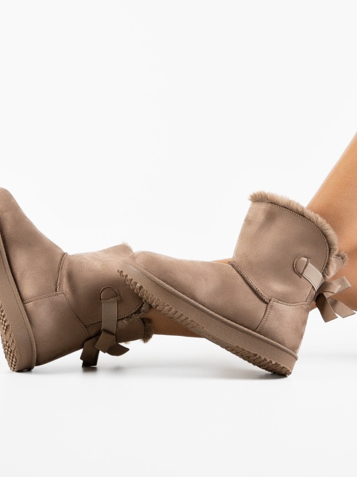 Cizme tip Ug Conn Bej