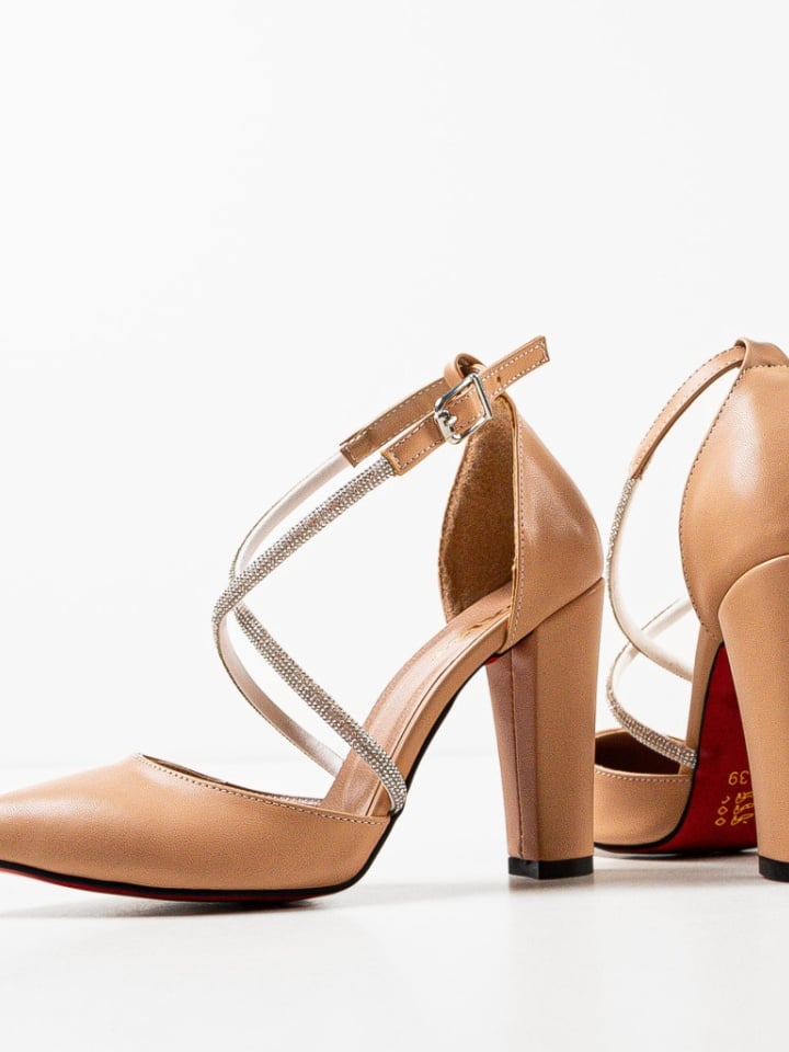 Pantofi dama Klyna Bej