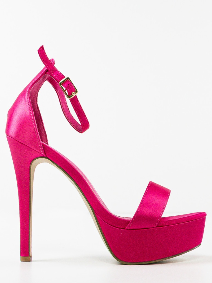 Sandale cu toc Bannist Albastre