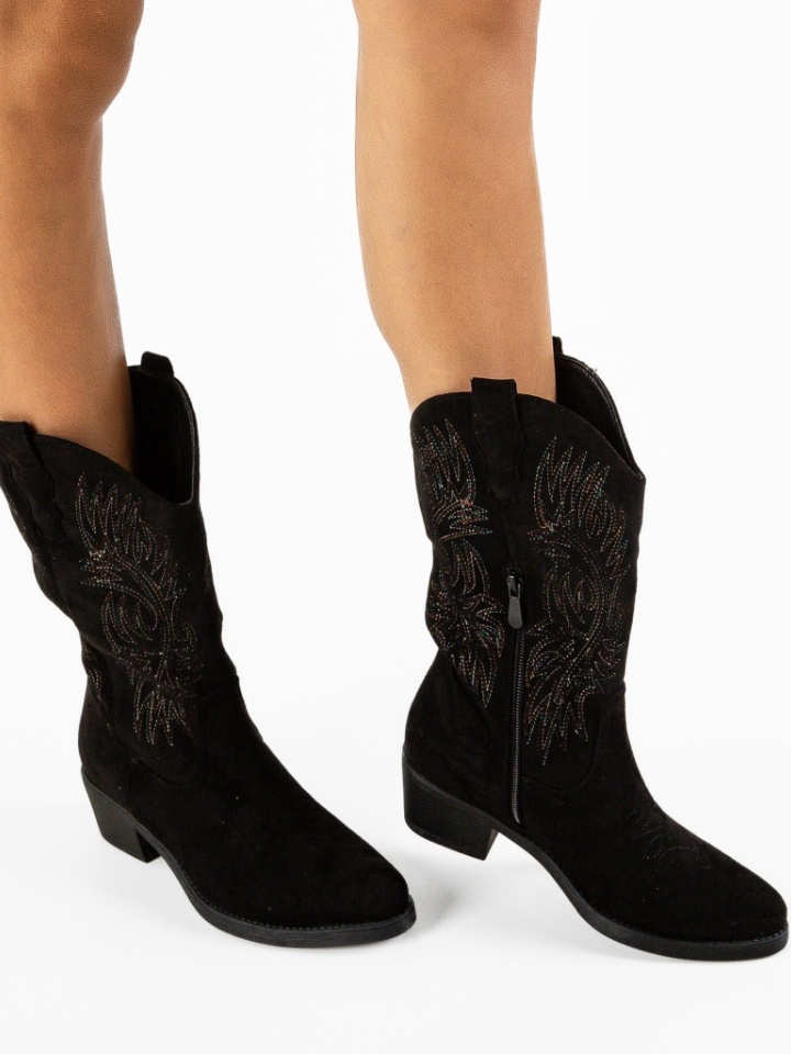 Botine dama Letty Negre