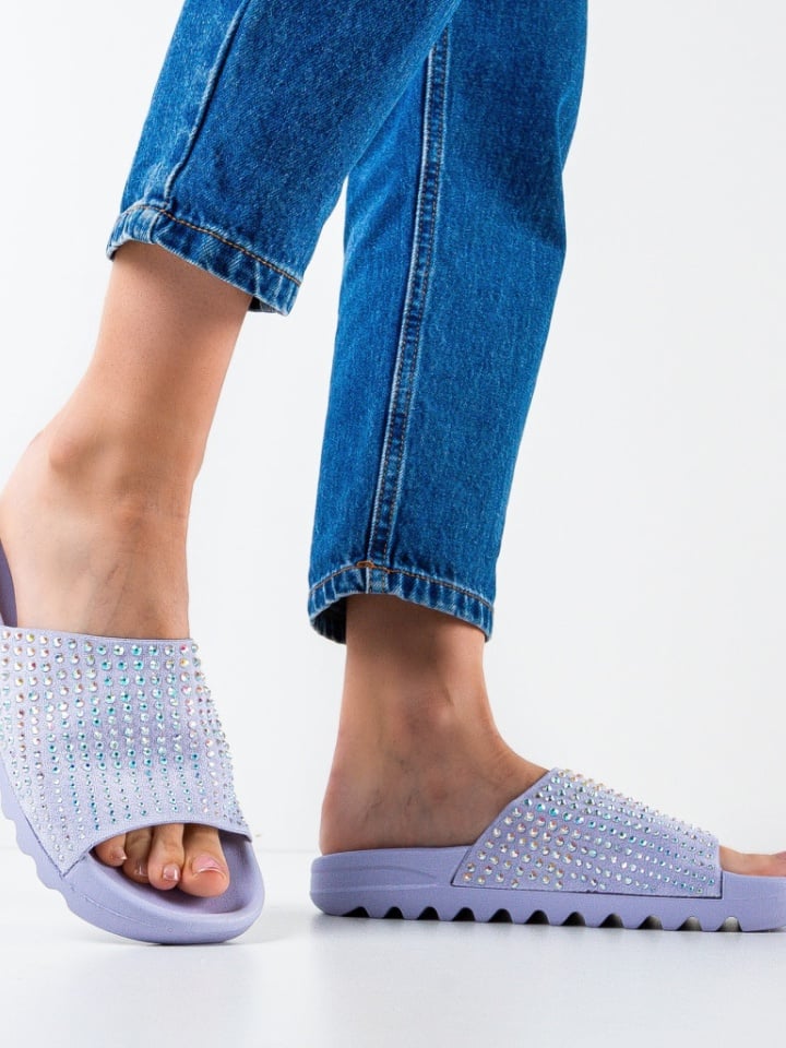 Papuci dama Gorjel Mov