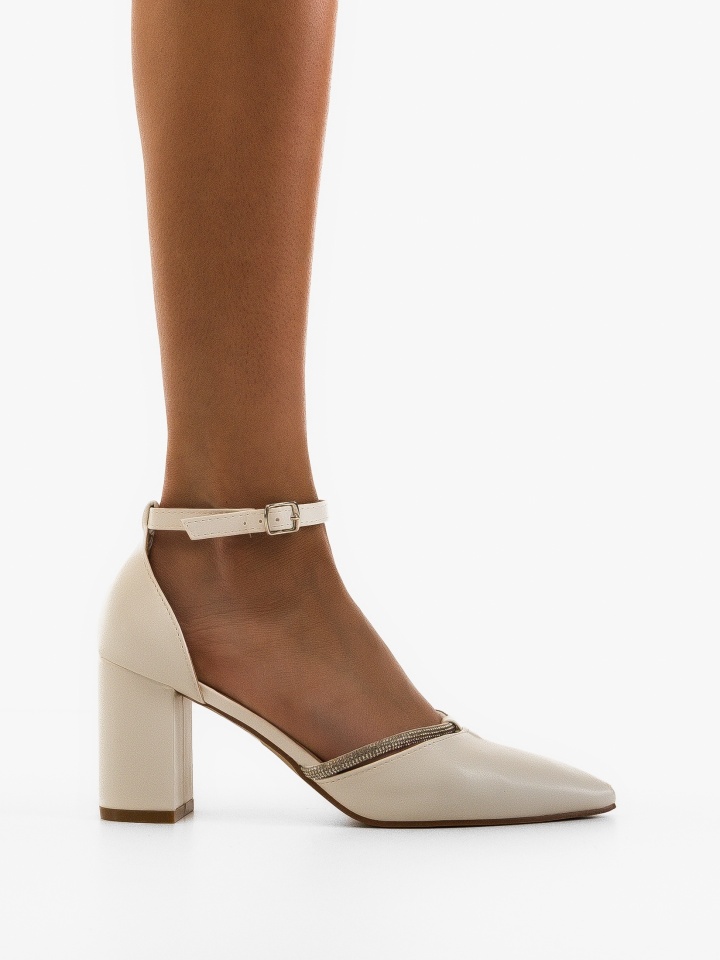 Pantofi dama Lynes Albi