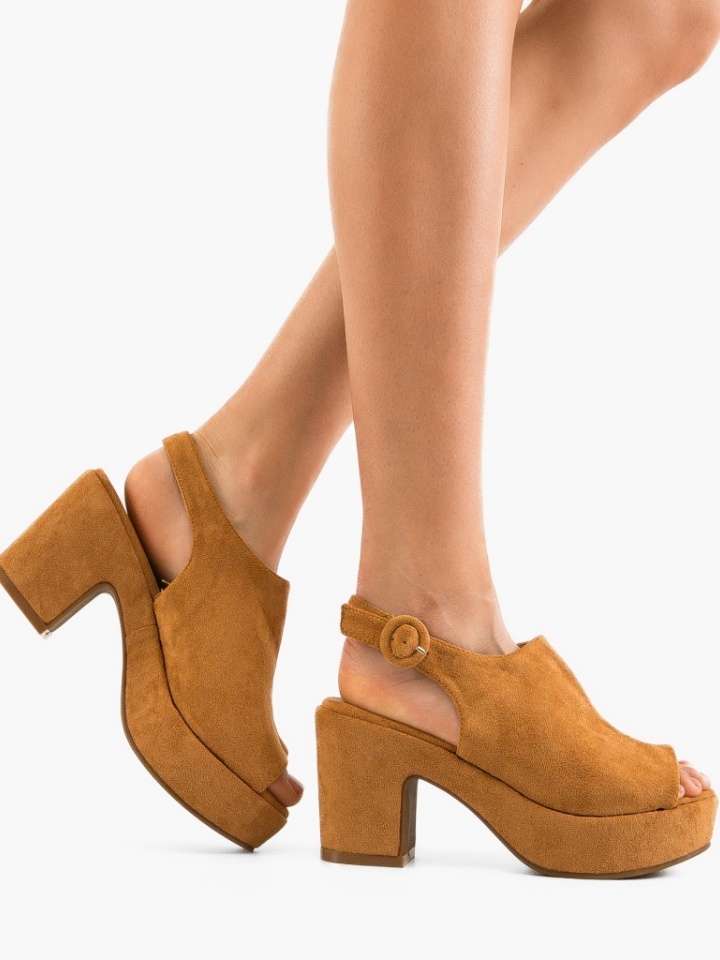 Sandale cu toc Yousuf Negre