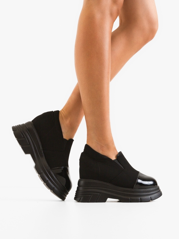 Pantofi Casual dama Lamzay Negri 2