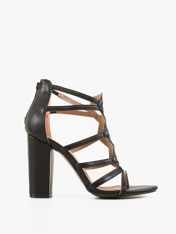 Sandale cu toc Polly Roz