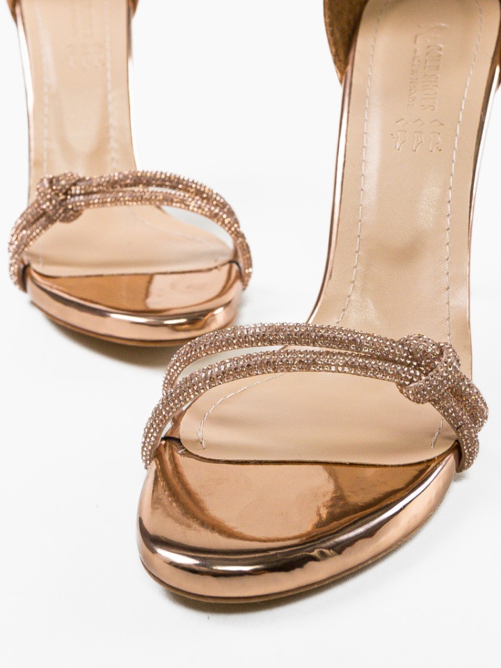 Sandale cu toc Myxan Negru