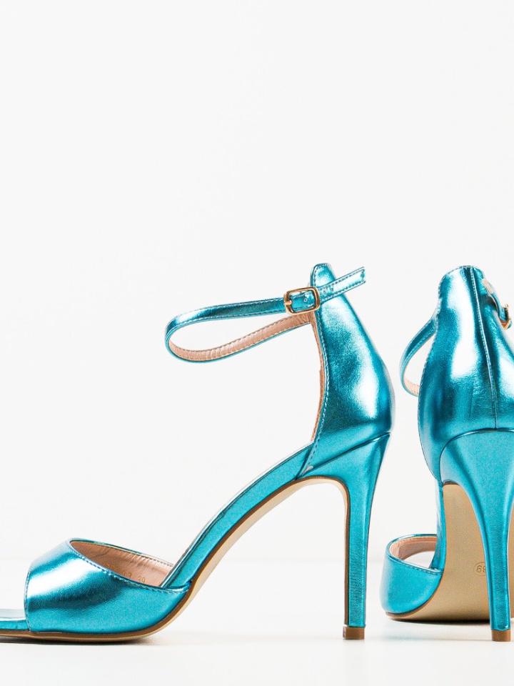 Sandale cu toc Moroilo Negre