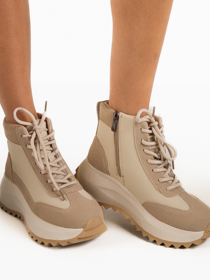 Sneakers dama Tefa Bej 2