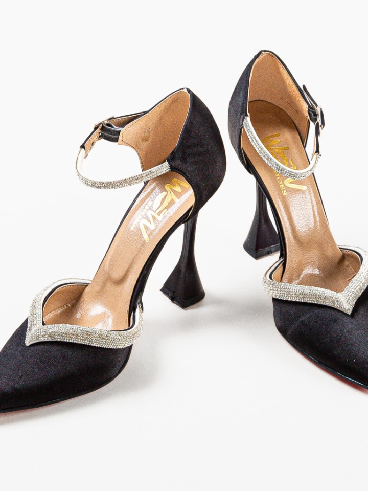 Pantofi cu toc Meko Negri 2