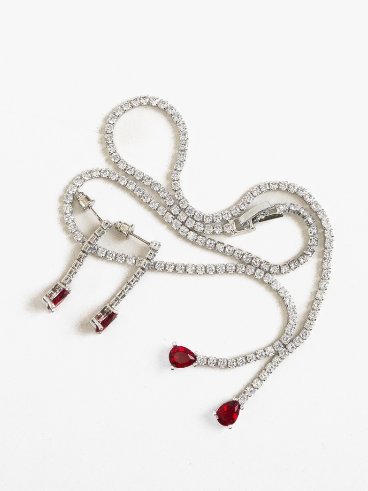 Set bijuterii Bryee Argintiu 2