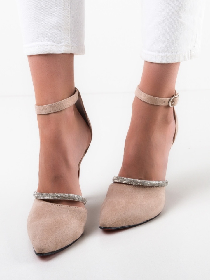 Pantofi dama Silentio Bej