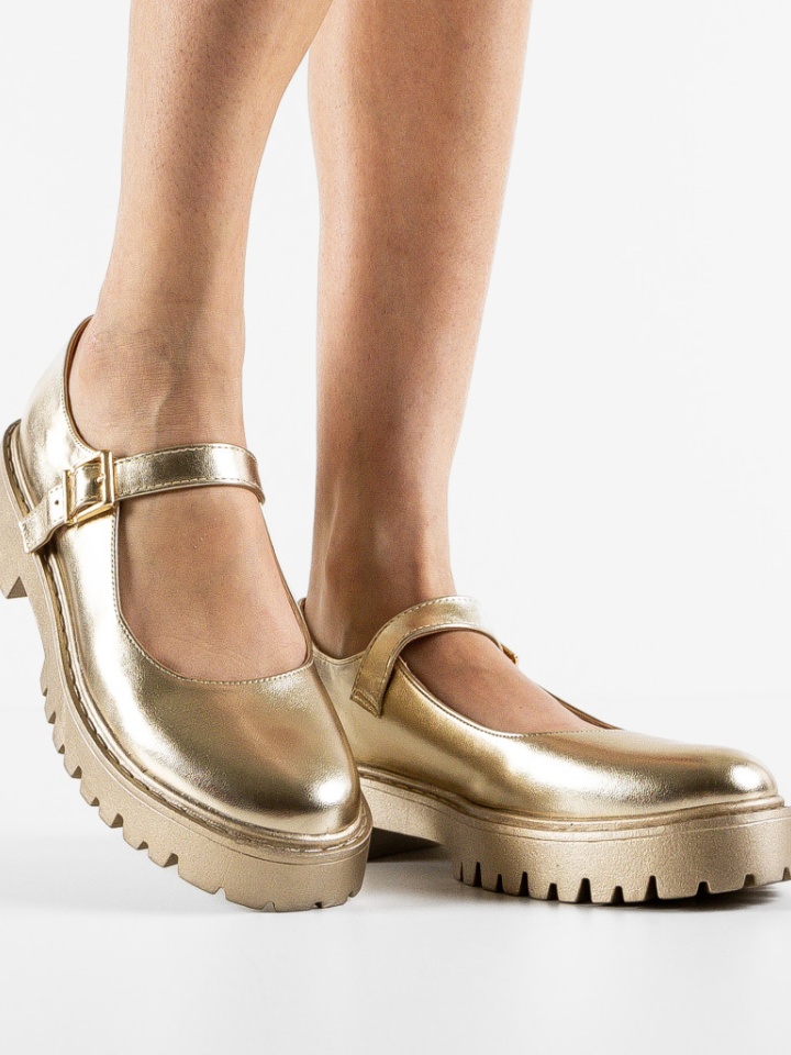 Pantofi casual dama Mersey Aurii