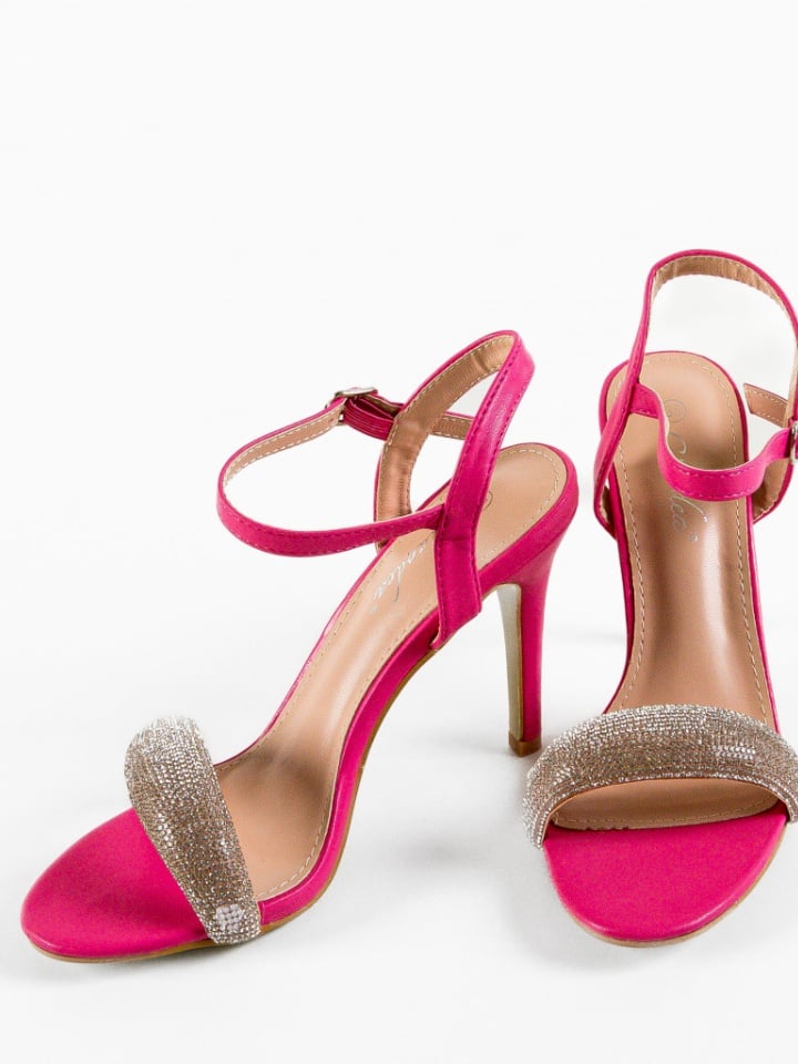 Sandale cu toc Cybill Nude