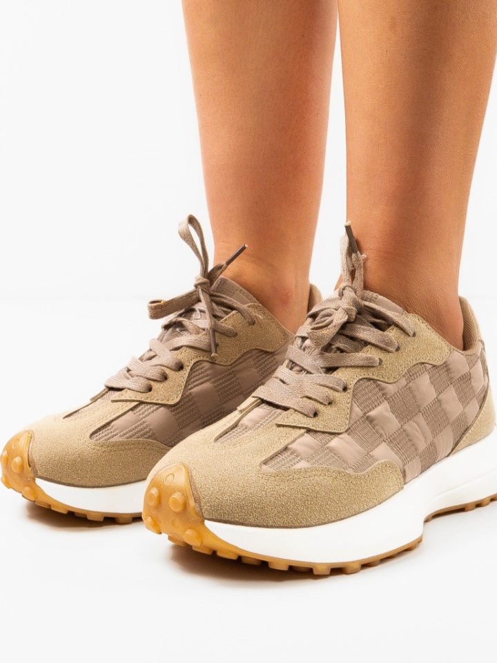 Sneakers dama Lyvan Bej