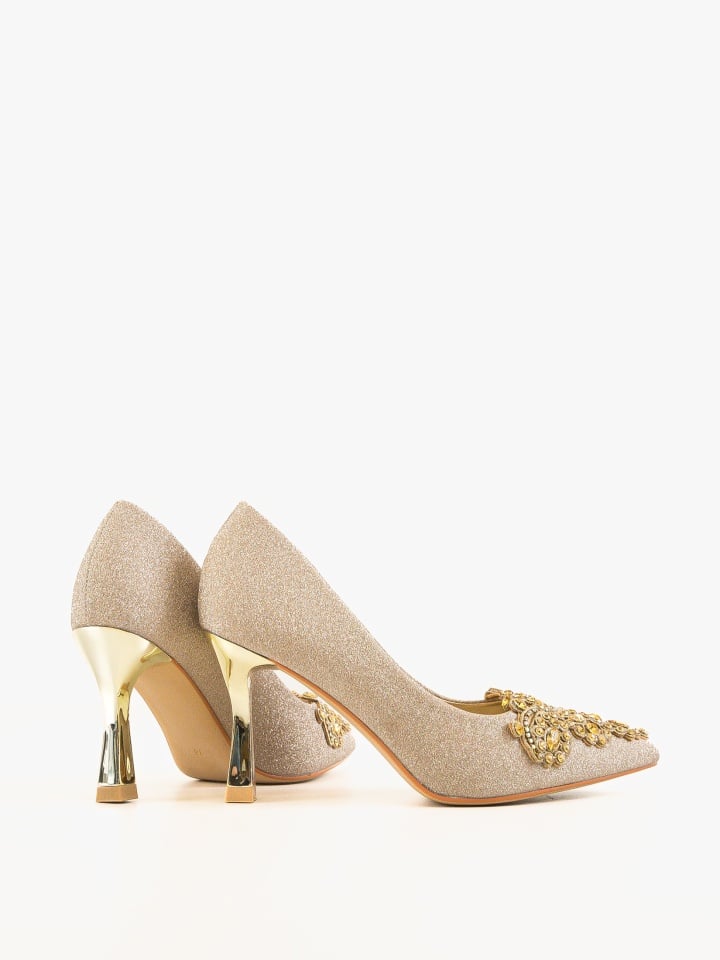 Pantofi stiletto dama Laurie Aurii 2