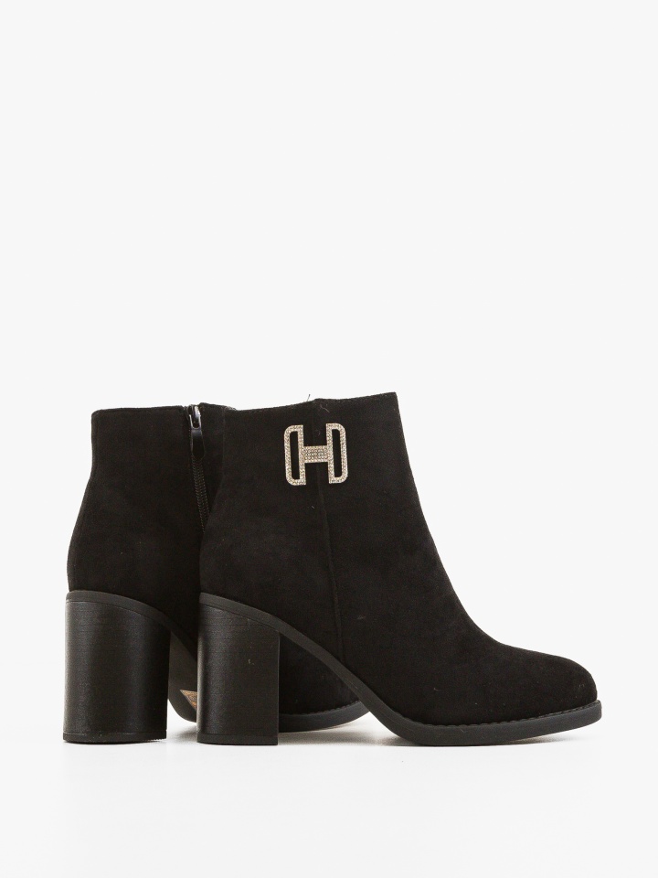 Botine dama Devon Negre