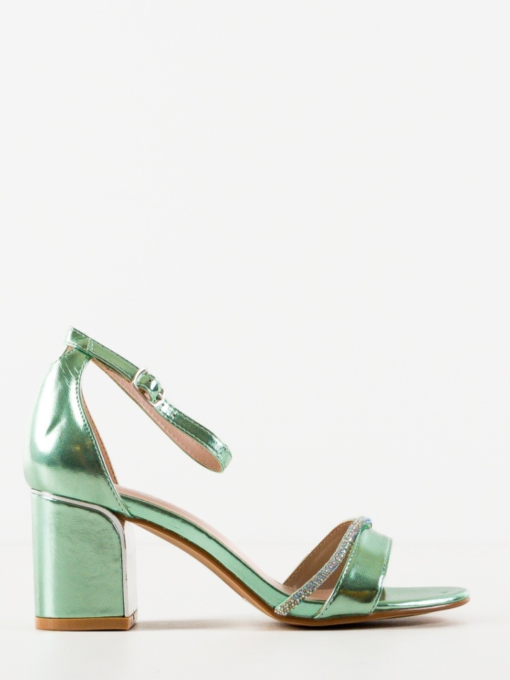 Sandale cu toc Lasgun Verzi