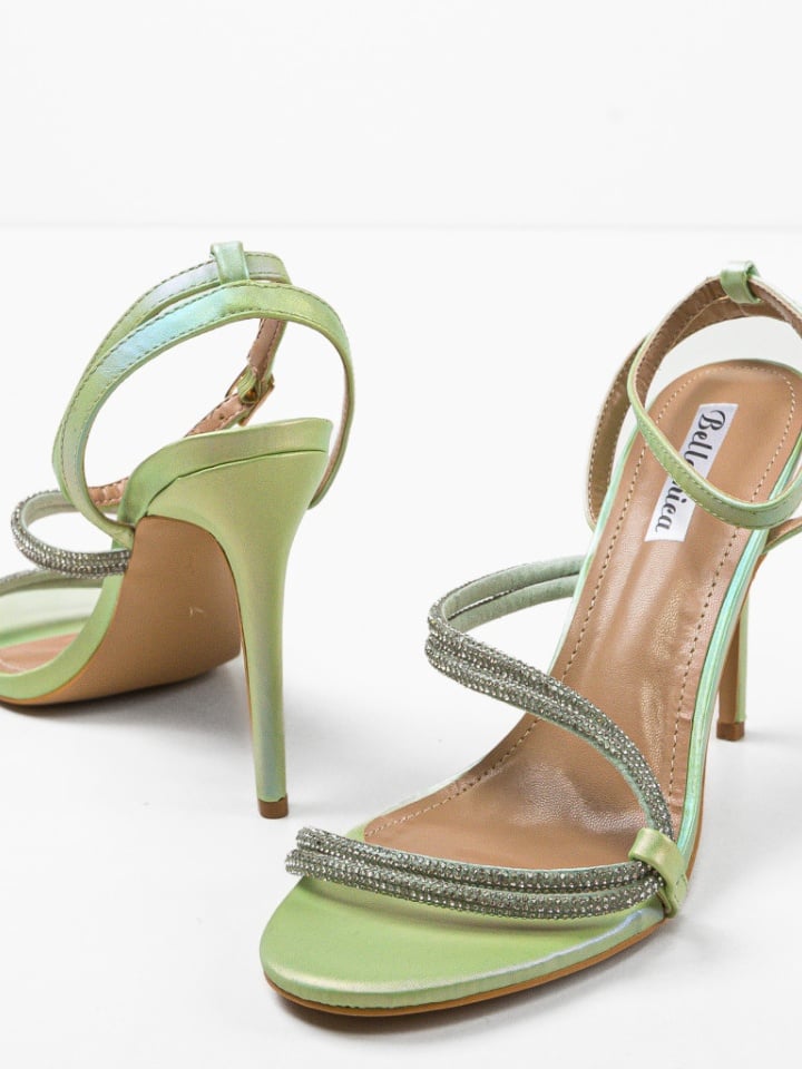 Sandale cu toc Sion Verzi