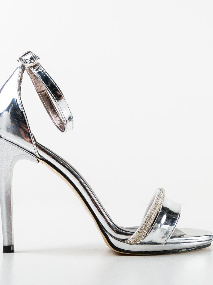 Sandale cu toc Crimson Negre