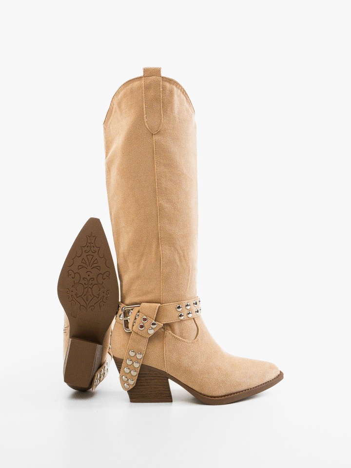 Cizme dama Caspar Khaki