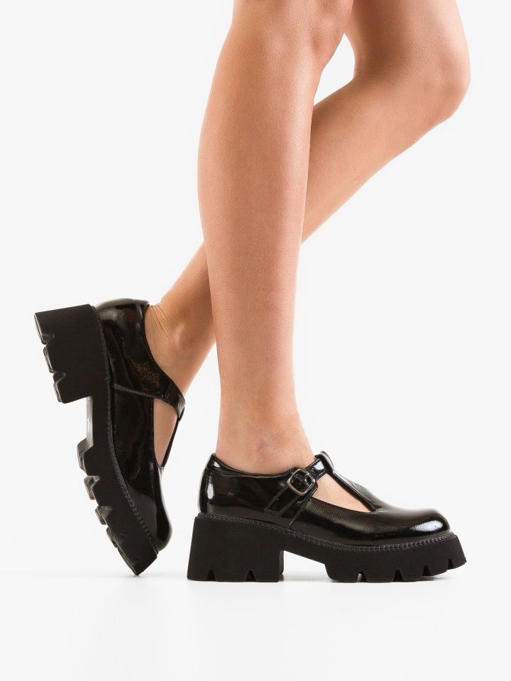 Pantofi Casual dama Fabox Negri