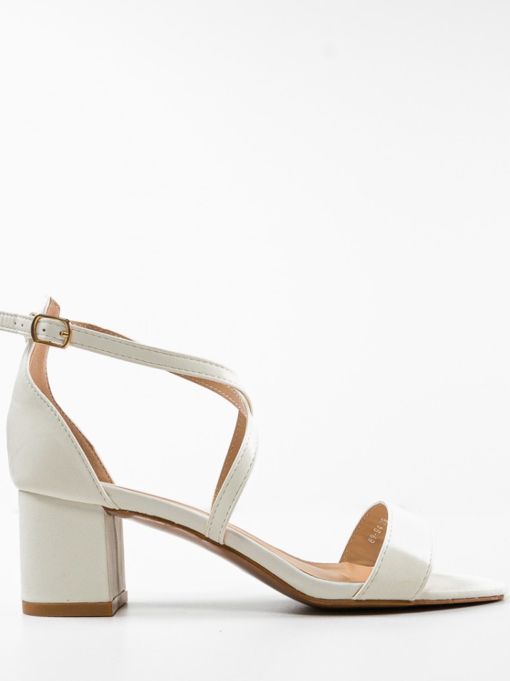 Sandale cu toc Kamaria Negre