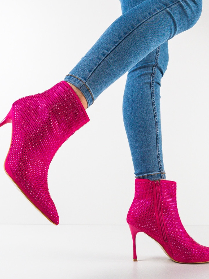Botine dama Zayne Fuchsia