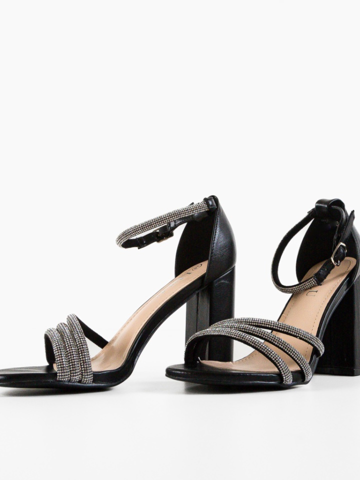 Sandale cu toc Awotwi Negre