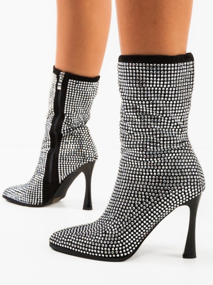 Botine dama Wobiza Negre