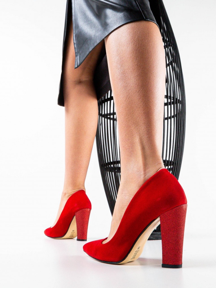 Pantofi Santer Rosii